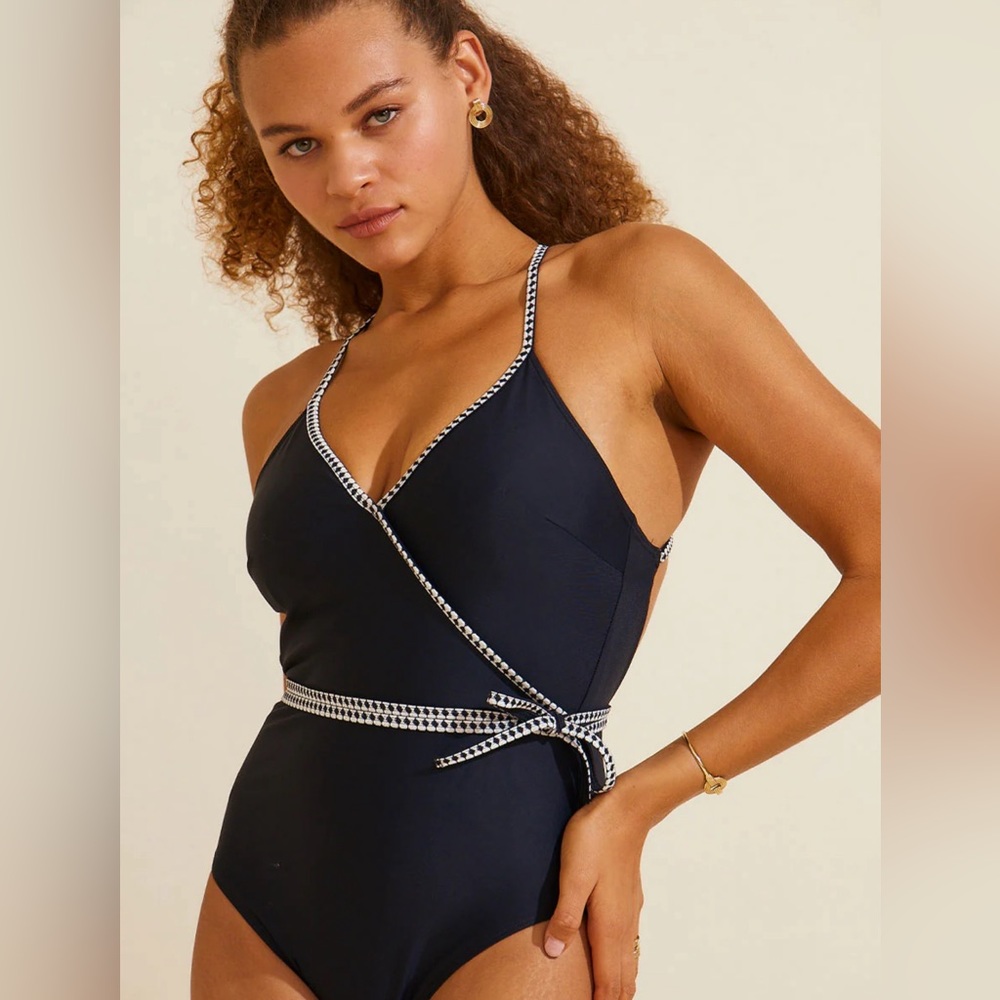 Lemlem Lena Ballet One Piece - Black, $275